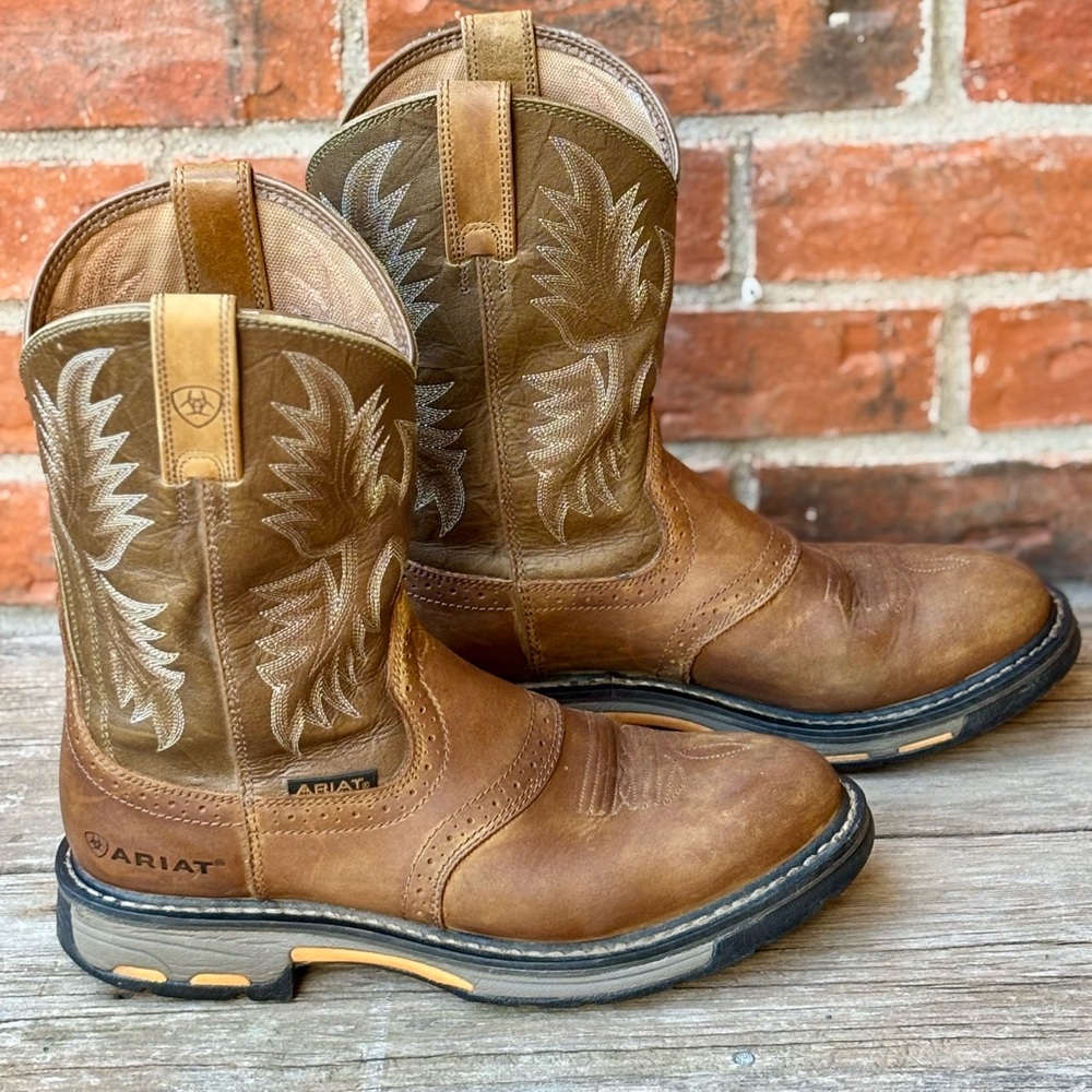 Ariat Brown Western Cowboy Boots